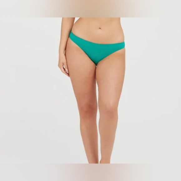 Spanx mystic green swim bikini bottom size large new - Picture 1 of 3